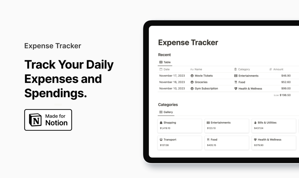 Expense tracker