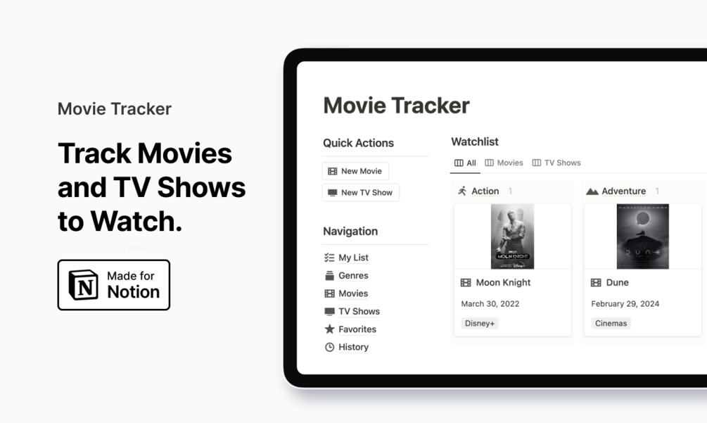 Movie tracker