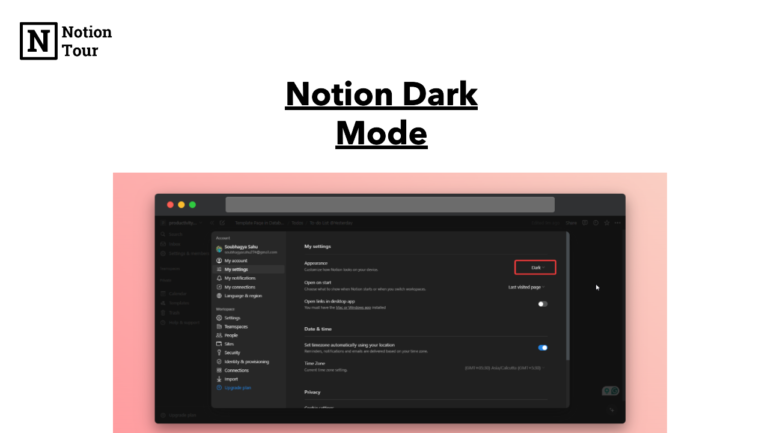 Notion Dark Mode: How to Turn On & Off (Desktop & Mobile)