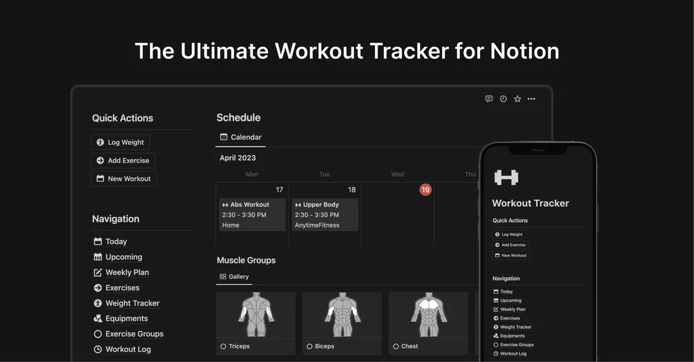 Ultimate workout tracker