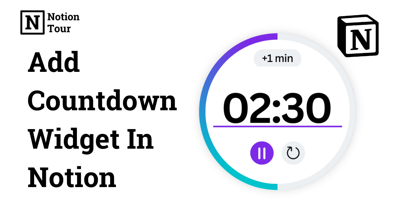 How To Add a Countdown Timer in Notion (With Free Widgets) Notion Tour