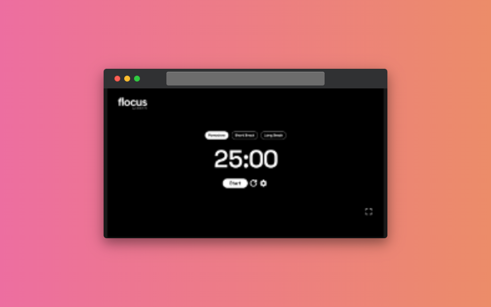 notion pomodoro widget