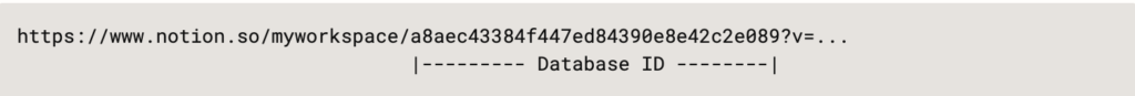 database id example