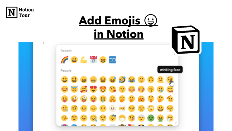 How to Add Emojis in Notion With Shortcuts