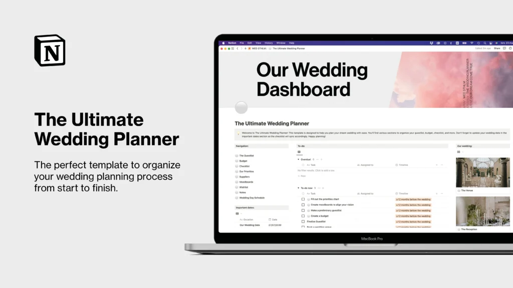 Best Notion Wedding Templates