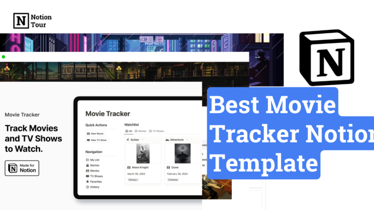 Best Movie Tracker Notion Template