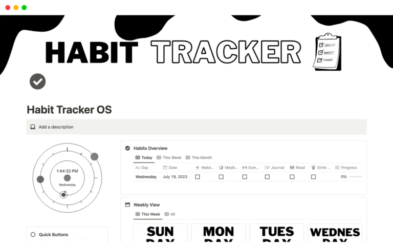 Top 10 Notion Habit Tracker Template of 2025 (Free/Paid) - Notion Tour