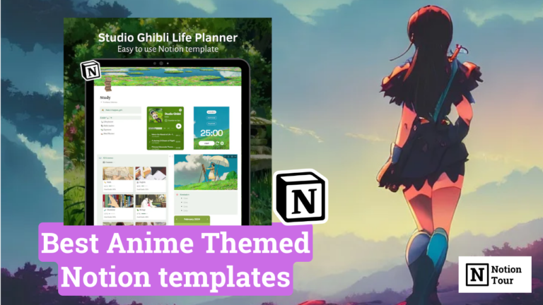 16 Best Anime Themed Notion templates – Our Picks