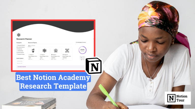 Best Notion Academy Research Template