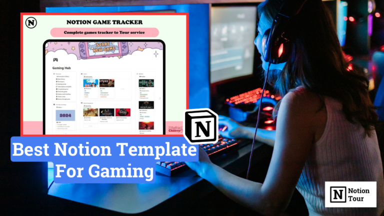 Best Notion Template For Gaming