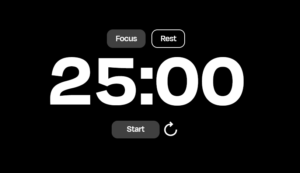 Flocus Deep work timer