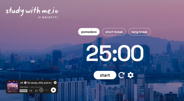 Aesthetics Pomodoro Timer