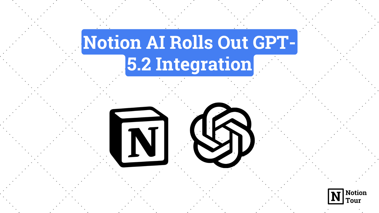 Notion AI Rolls Out GPT-5.2 Integration